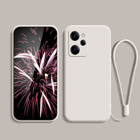 Funda Silicona Ultrafina Goma 360 Grados Carcasa YK7 para Xiaomi Poco X5 Pro 5G Blanco