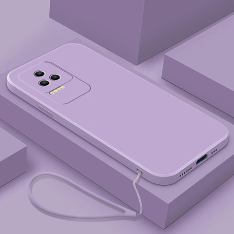 Funda Silicona Ultrafina Goma 360 Grados Carcasa YK7 para Xiaomi Redmi K50 5G Purpura Claro