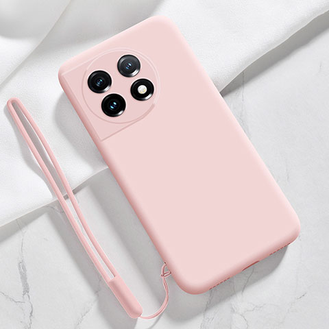 Funda Silicona Ultrafina Goma 360 Grados Carcasa YK8 para OnePlus 11 5G Rosa