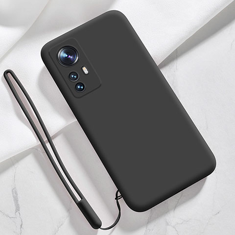 Funda Silicona Ultrafina Goma 360 Grados Carcasa YK8 para Xiaomi Mi 12T 5G Negro