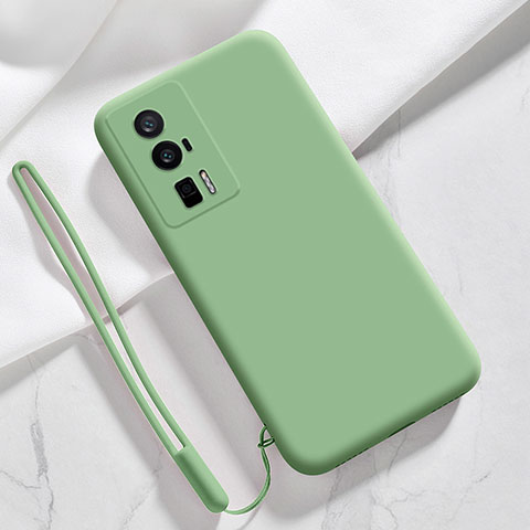 Funda Silicona Ultrafina Goma 360 Grados Carcasa YK8 para Xiaomi Redmi K60 Pro 5G Verde