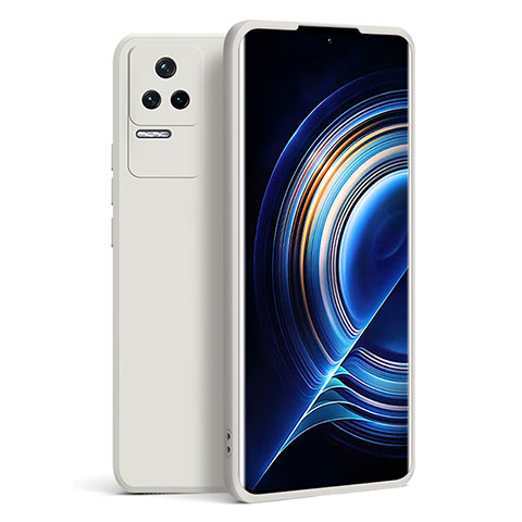 Funda Silicona Ultrafina Goma 360 Grados Carcasa YK9 para Xiaomi Redmi K50 Pro 5G Blanco