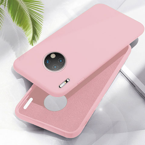 Funda Silicona Ultrafina Goma 360 Grados Carcasa Z05 para Huawei Mate 30E Pro 5G Rosa