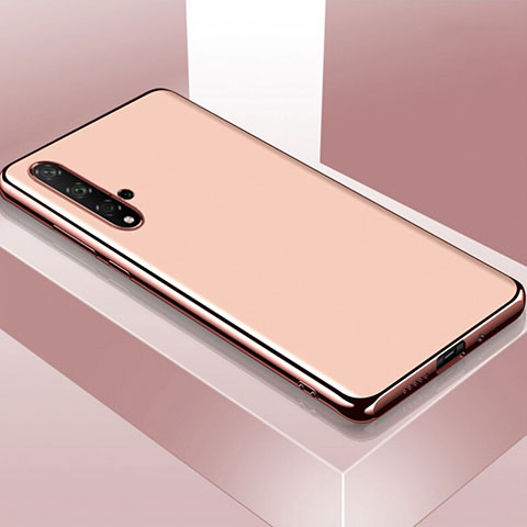 Funda Silicona Ultrafina Goma Carcasa C01 para Huawei Nova 5 Pro Oro Rosa