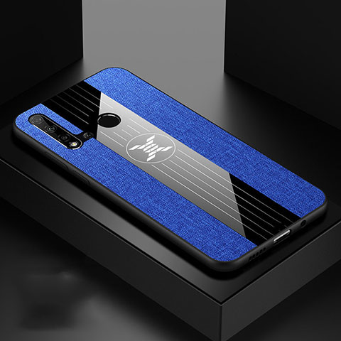 Funda Silicona Ultrafina Goma Carcasa C01 para Huawei Nova 5i Azul