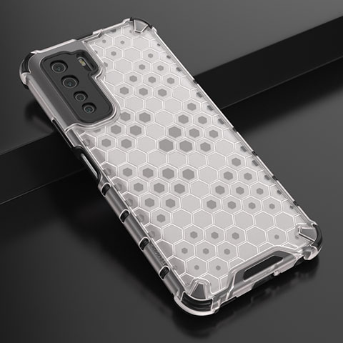 Funda Silicona Ultrafina Goma Carcasa C01 para Huawei P40 Lite 5G Blanco