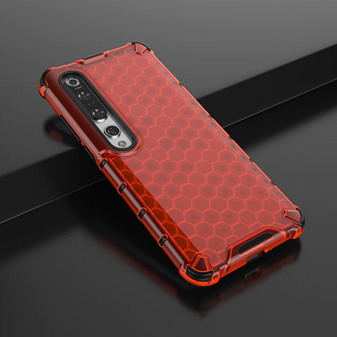 Funda Silicona Ultrafina Goma Carcasa C01 para Xiaomi Mi 10 Pro Rojo