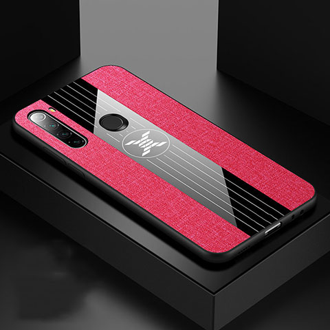 Funda Silicona Ultrafina Goma Carcasa C01 para Xiaomi Redmi Note 8 Rosa Roja