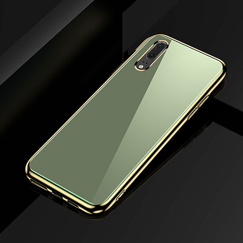 Funda Silicona Ultrafina Goma Carcasa C02 para Huawei P20 Verde