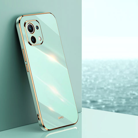 Funda Silicona Ultrafina Goma Carcasa C03 para Xiaomi Mi 11 Lite 5G NE Verde