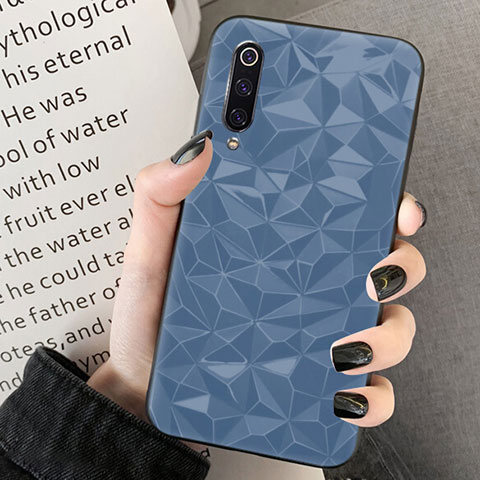 Funda Silicona Ultrafina Goma Carcasa C03 para Xiaomi Mi A3 Azul