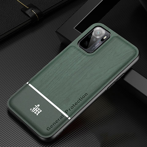 Funda Silicona Ultrafina Goma Carcasa JM1 para Xiaomi Redmi Note 11 SE India 4G Verde