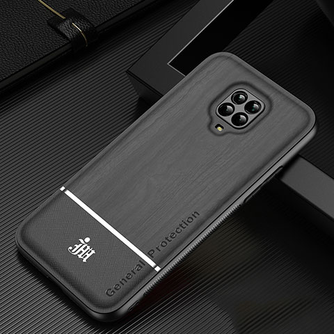 Funda Silicona Ultrafina Goma Carcasa JM1 para Xiaomi Redmi Note 9 Pro Max Negro