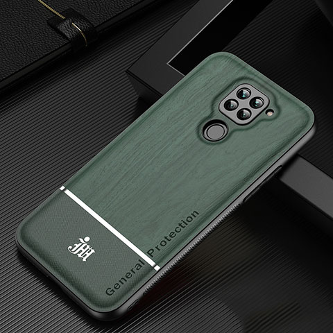 Funda Silicona Ultrafina Goma Carcasa JM1 para Xiaomi Redmi Note 9 Verde