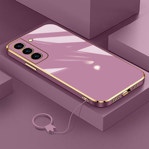 Funda Silicona Ultrafina Goma Carcasa M01 para Samsung Galaxy S24 5G Morado