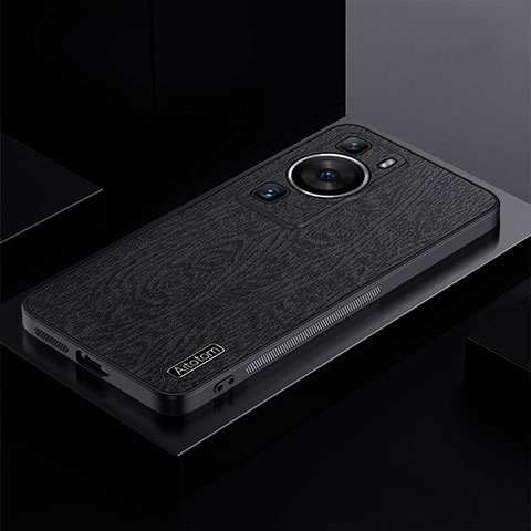 Funda Silicona Ultrafina Goma Carcasa PB1 para Huawei P60 Negro