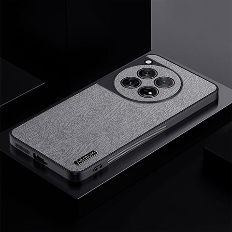 Funda Silicona Ultrafina Goma Carcasa PB1 para OnePlus 12R 5G Gris