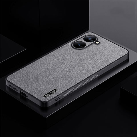 Funda Silicona Ultrafina Goma Carcasa PB1 para Realme V20 5G Gris