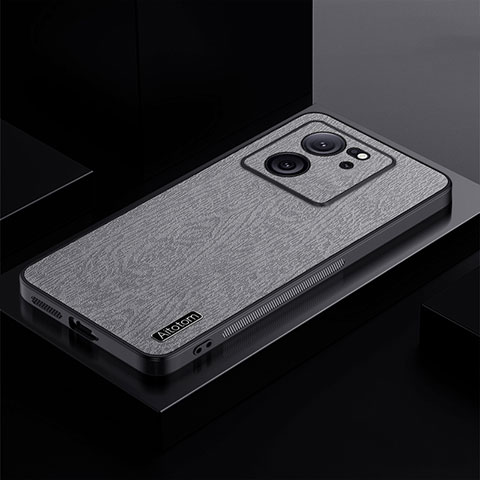 Funda Silicona Ultrafina Goma Carcasa PB1 para Xiaomi Mi 13T Pro 5G Gris