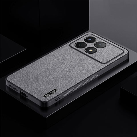 Funda Silicona Ultrafina Goma Carcasa PB1 para Xiaomi Redmi K70 Pro 5G Gris