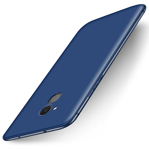 Funda Silicona Ultrafina Goma Carcasa S01 para Huawei Honor 6C Azul