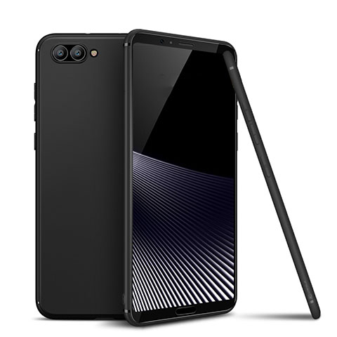 Funda Silicona Ultrafina Goma Carcasa S01 para Huawei Honor View 10 Negro