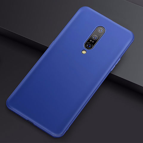 Funda Silicona Ultrafina Goma Carcasa S01 para OnePlus 7 Pro Azul