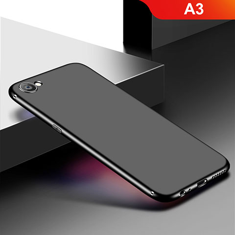 Funda Silicona Ultrafina Goma Carcasa S01 para Oppo A3 Negro