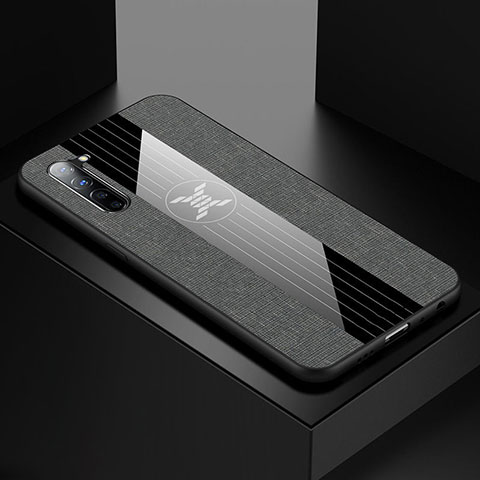 Funda Silicona Ultrafina Goma Carcasa S01 para Oppo F15 Gris