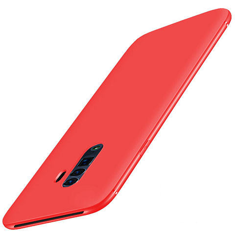 Funda Silicona Ultrafina Goma Carcasa S01 para Oppo Reno 10X Zoom Rojo