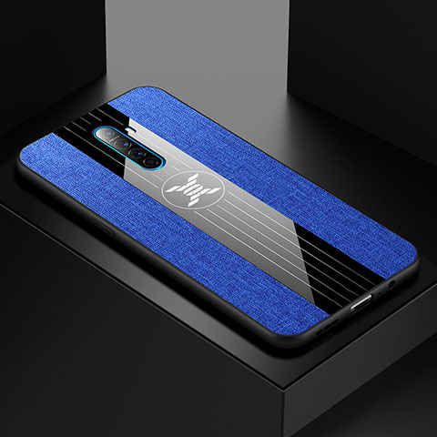 Funda Silicona Ultrafina Goma Carcasa S01 para Oppo Reno Ace Azul