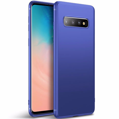 Funda Silicona Ultrafina Goma Carcasa S01 para Samsung Galaxy S10 5G Azul