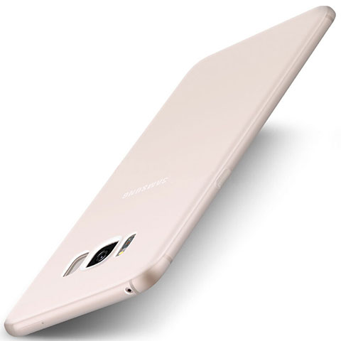 Funda Silicona Ultrafina Goma Carcasa S01 para Samsung Galaxy S8 Blanco