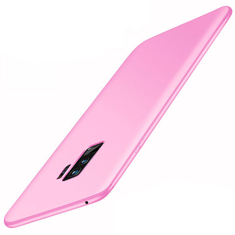 Funda Silicona Ultrafina Goma Carcasa S01 para Samsung Galaxy S9 Plus Rosa