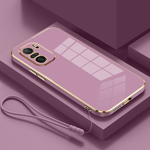 Funda Silicona Ultrafina Goma Carcasa S01 para Xiaomi Mi 11X 5G Morado