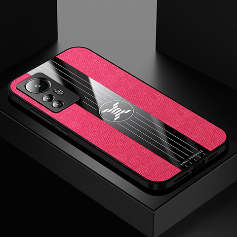 Funda Silicona Ultrafina Goma Carcasa S01 para Xiaomi Mi 12X 5G Rojo