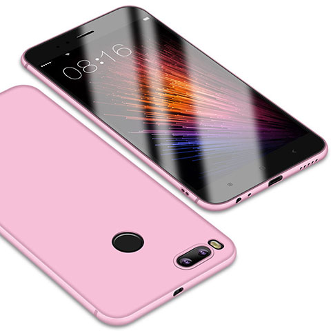 Funda Silicona Ultrafina Goma Carcasa S01 para Xiaomi Mi 5X Rosa