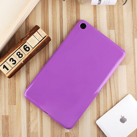 Funda Silicona Ultrafina Goma Carcasa S01 para Xiaomi Mi Pad 4 Morado