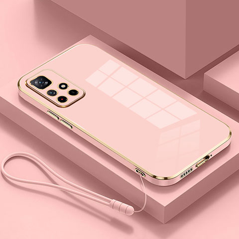 Funda Silicona Ultrafina Goma Carcasa S01 para Xiaomi Poco M4 Pro 5G Rosa