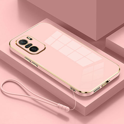 Funda Silicona Ultrafina Goma Carcasa S01 para Xiaomi Redmi K40 Pro+ Plus 5G Rosa