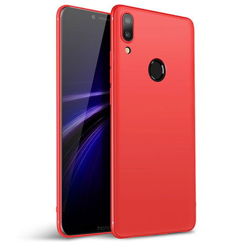 Funda Silicona Ultrafina Goma Carcasa S02 para Huawei Honor Play Rojo