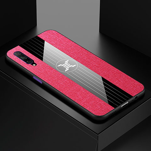 Funda Silicona Ultrafina Goma Carcasa S02 para Huawei Y9s Rosa Roja