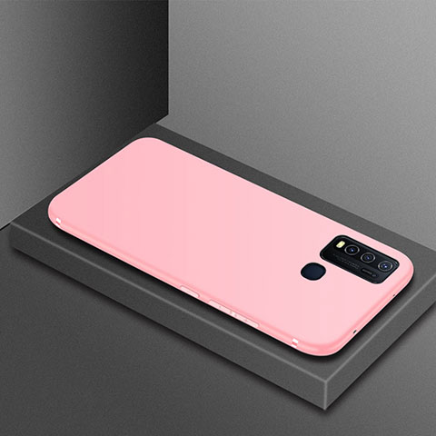 Funda Silicona Ultrafina Goma Carcasa S02 para Vivo Y50 Rosa