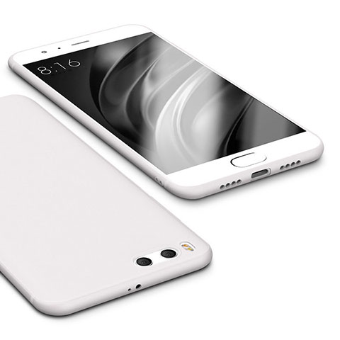 Funda Silicona Ultrafina Goma Carcasa S02 para Xiaomi Mi 6 Blanco