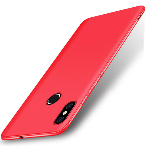 Funda Silicona Ultrafina Goma Carcasa S02 para Xiaomi Mi 8 Rojo