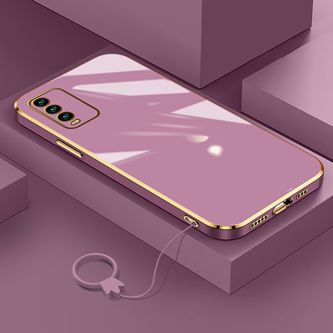 Funda Silicona Ultrafina Goma Carcasa S02 para Xiaomi Redmi 9 Power Morado