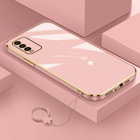 Funda Silicona Ultrafina Goma Carcasa S02 para Xiaomi Redmi 9 Power Rosa