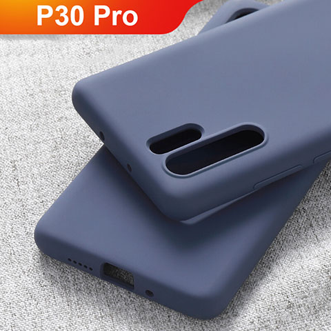 Funda Silicona Ultrafina Goma Carcasa S03 para Huawei P30 Pro Azul