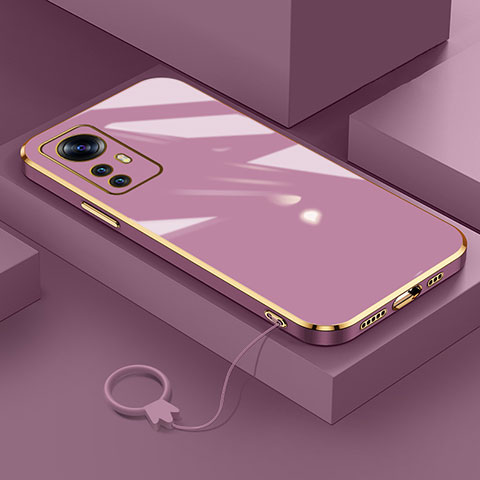 Funda Silicona Ultrafina Goma Carcasa S03 para Xiaomi Mi 12T Pro 5G Morado