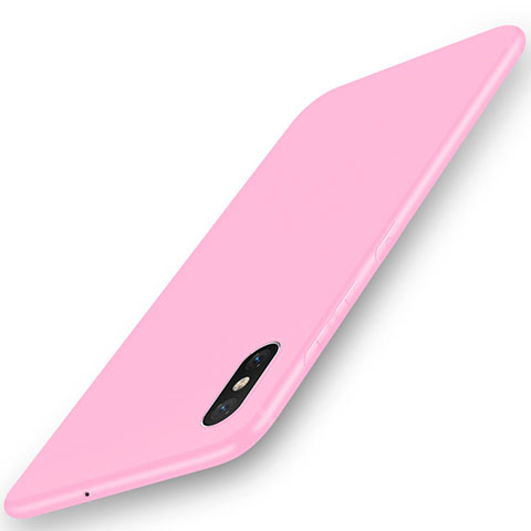 Funda Silicona Ultrafina Goma Carcasa S03 para Xiaomi Mi 8 Explorer Rosa